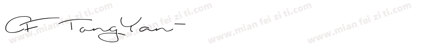 CF TongYan字体转换